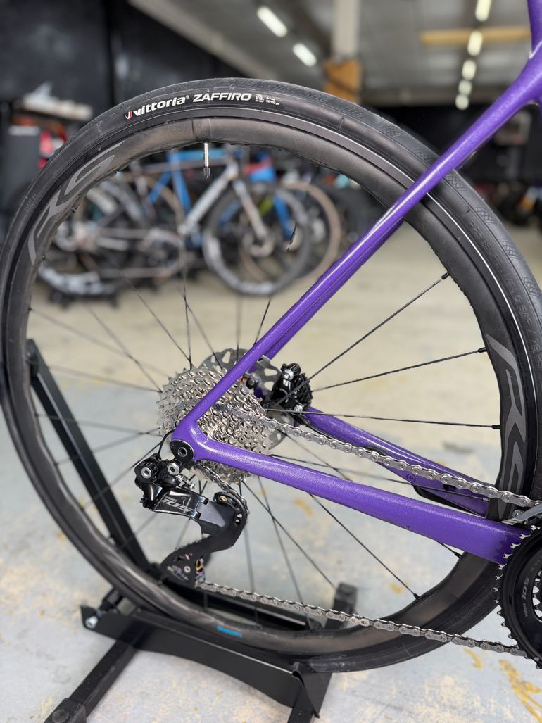 Used Giant TCR Di2 Carbon 2022 Road & Gravel, Purple — image 9 of 24