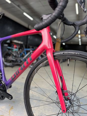 Used Giant TCR Di2 Carbon 2022 Road & Gravel, Purple — image 8 of 24