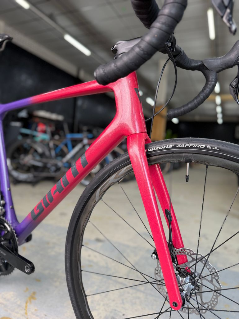 Used Giant TCR Di2 Carbon 2022 Road & Gravel, Purple — image 8 of 24