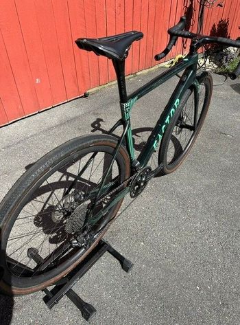 Used Factor LS GRX Di2 Ceramic Speed 2022 2022 Road & Gravel, Green — image 4 of 19