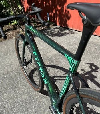 Used Factor LS GRX Di2 Ceramic Speed 2022 2022 Road & Gravel, Green — image 6 of 19
