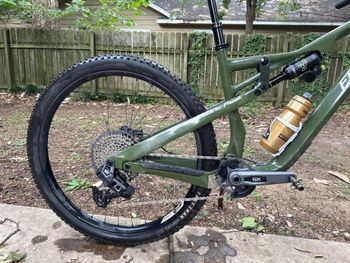 Used Fezzari Delano Peak SRAM GX Eagle AXS 2023 Mountainbike, Green — image 3 of 5