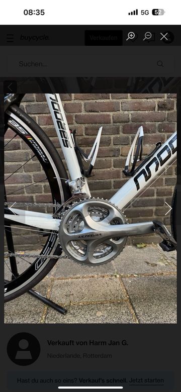 Used Moozes Custom Shimano Ultegra 2017 Road & Gravel, White — image 8 of 13