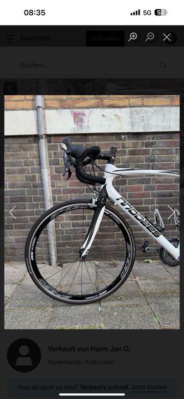 Used Moozes Custom Shimano Ultegra 2017 Road & Gravel, White — image 11 of 13