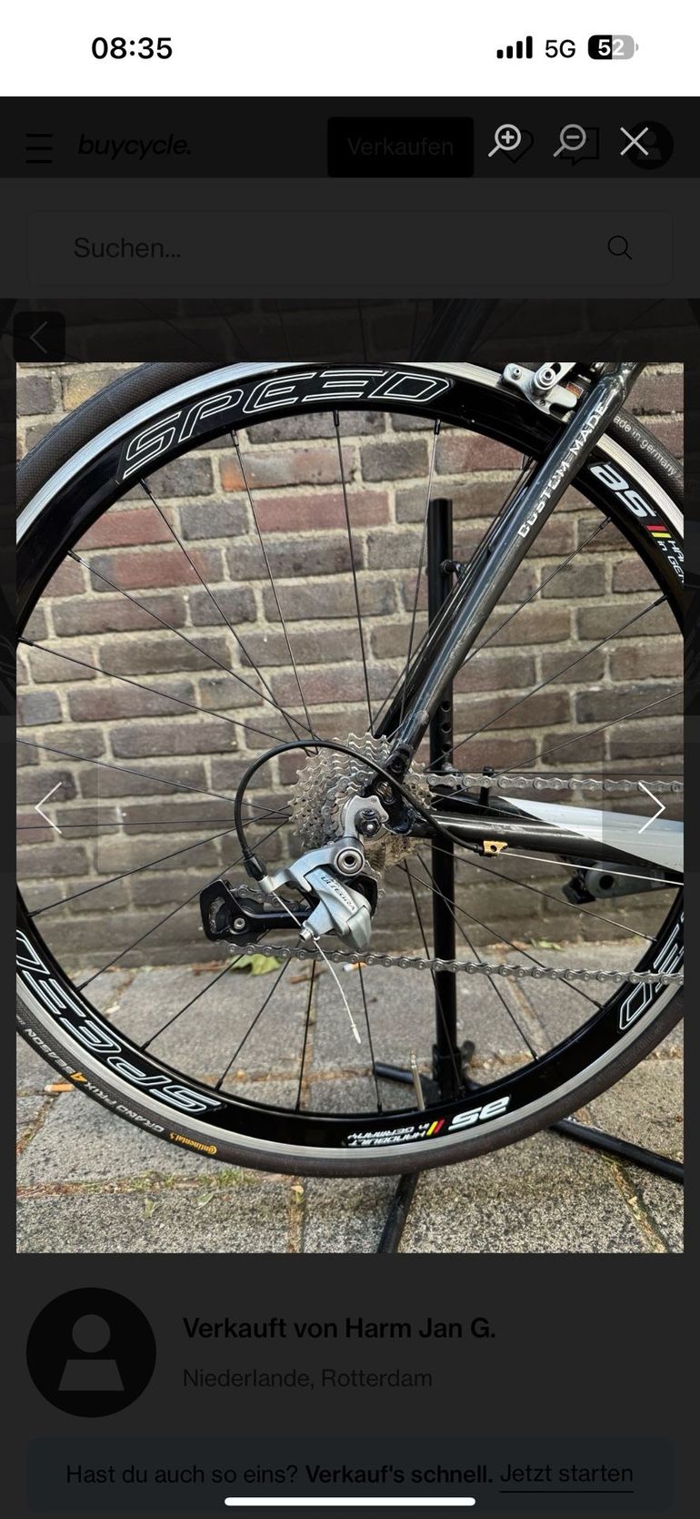 Brugt Moozes Custom Shimano Ultegra 2017 Road & Gravel — billede 9 af 13