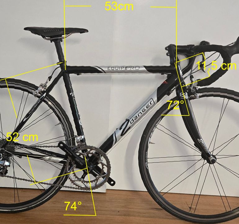 Gebrauchtes 2 Danger Equipe Pro 2011 Road & Gravel, Schwarz — Bild 6 von 6