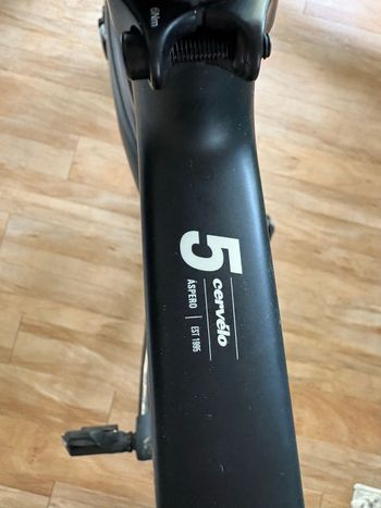 Used Cervélo Áspero-5 Frameset 2024 Frameset 2024 Road & Gravel, Black — image 2 of 6