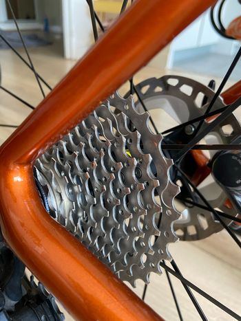 Used Giant TCR Advanced Disc 1 Pro Compact 2022 2022 Road & Gravel, Orange — image 7 of 17