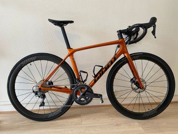 Used Giant TCR Advanced Disc 1 Pro Compact 2022 2022 Road & Gravel, Orange — image 15 of 17