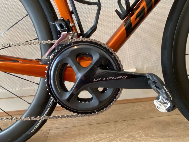 Used Giant TCR Advanced Disc 1 Pro Compact 2022 2022 Road & Gravel, Orange — image 3 of 17