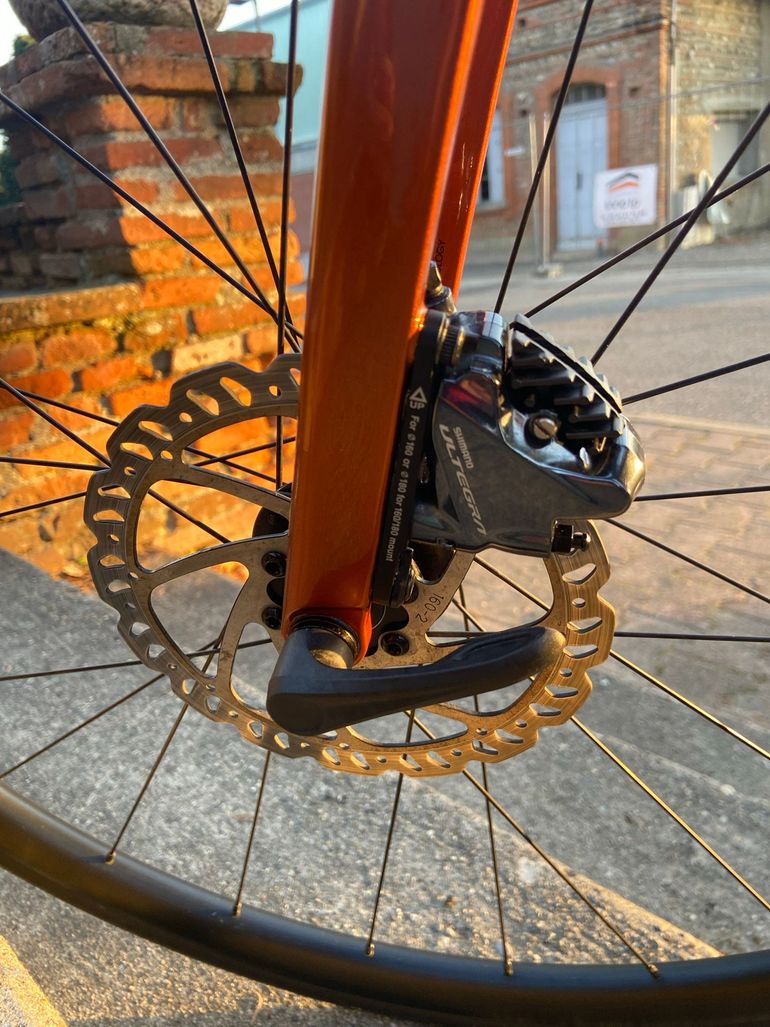 Used Giant TCR Advanced Disc 1 Pro Compact 2022 2022 Road & Gravel, Orange — image 8 of 17