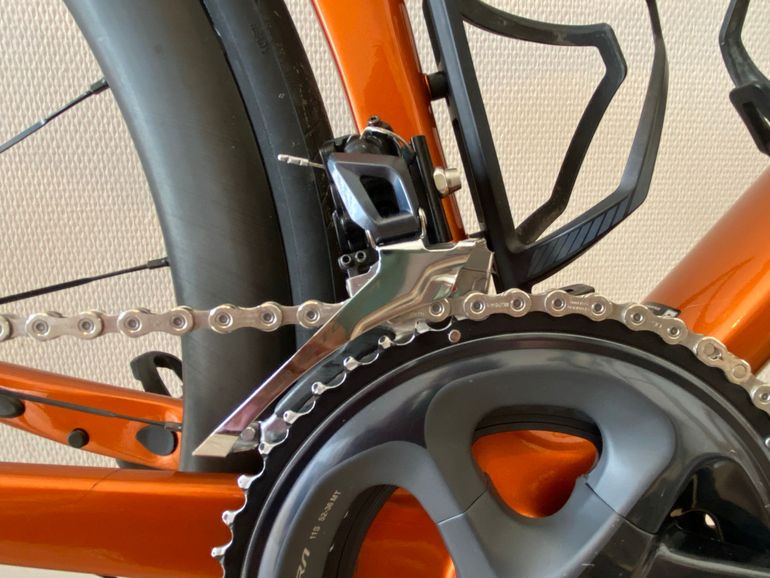Used Giant TCR Advanced Disc 1 Pro Compact 2022 2022 Road & Gravel, Orange — image 5 of 17