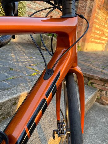 Used Giant TCR Advanced Disc 1 Pro Compact 2022 2022 Road & Gravel, Orange — image 13 of 17
