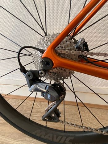 Used Giant TCR Advanced Disc 1 Pro Compact 2022 2022 Road & Gravel, Orange — image 6 of 17