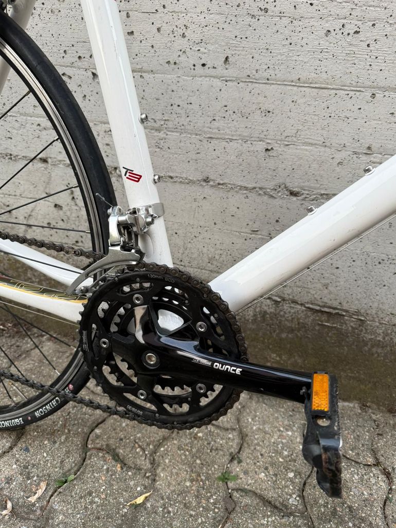 Used B’TWIN Bici Da Corda Triban 3 Alluminio 2014 Road & Gravel, White — image 10 of 10