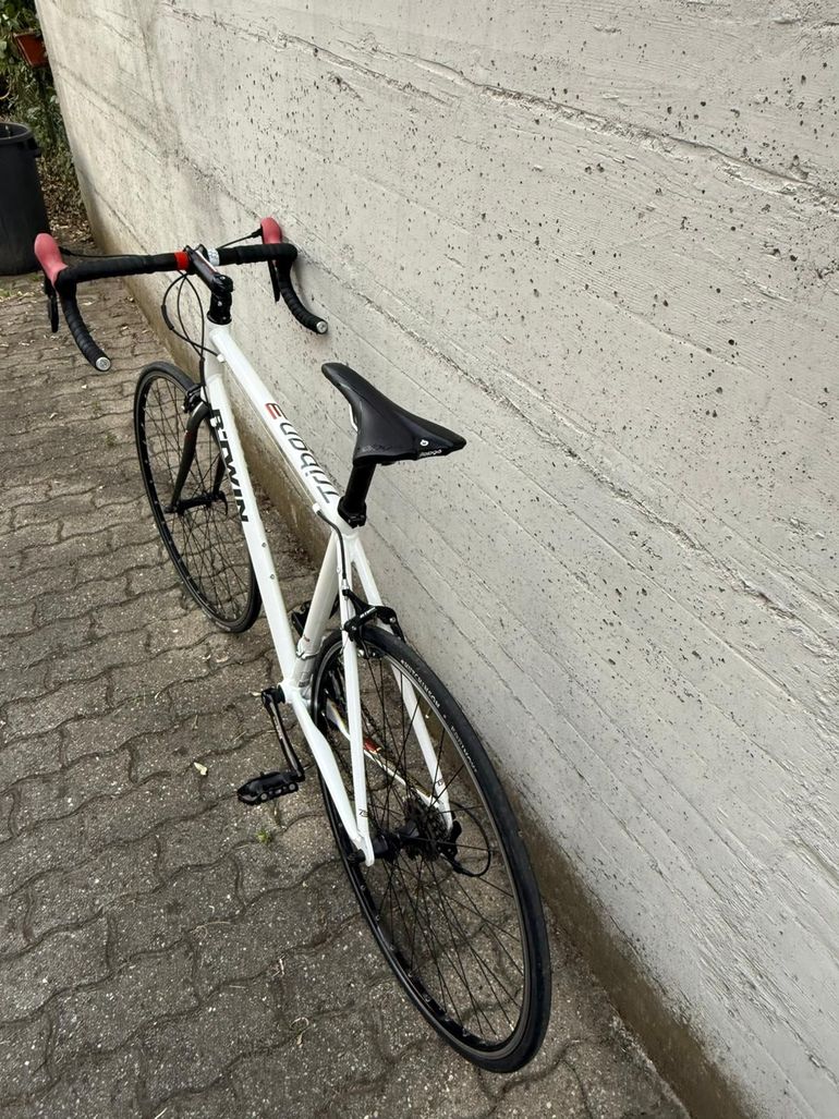 Used B’TWIN Bici Da Corda Triban 3 Alluminio 2014 Road & Gravel, White — image 5 of 10