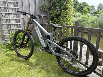 Used Propain Rage SRAM GX DH 2023 Mountainbike, Light Gray — image 15 of 17