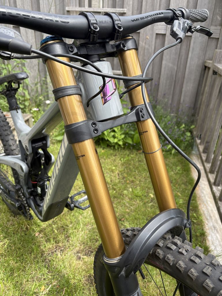 Used Propain Rage SRAM GX DH 2023 Mountainbike, Light Gray — image 5 of 17