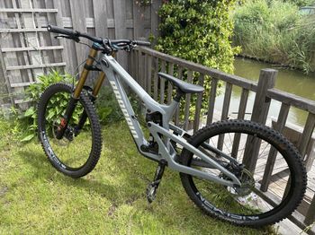 Used Propain Rage SRAM GX DH 2023 Mountainbike, Light Gray — image 2 of 17