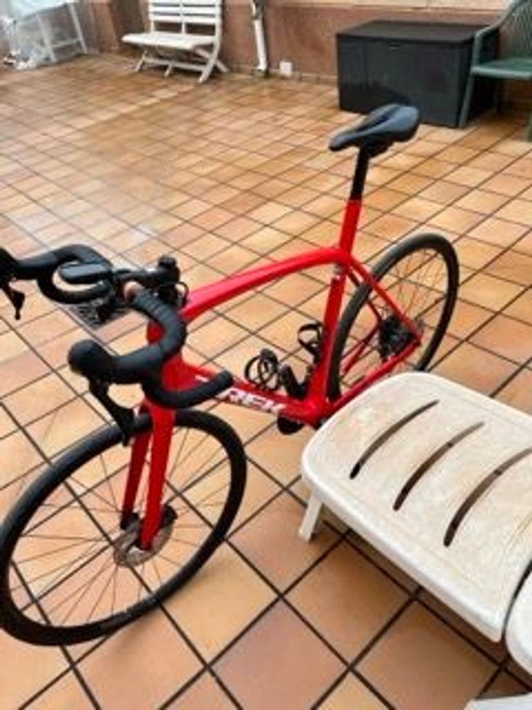 Used Trek Domane SL 6 2021 2021 Road & Gravel, Red — image 2 of 7