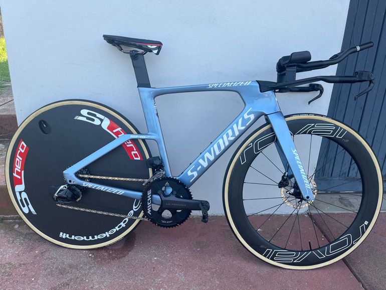 Gebrauchtes Specialized S-Works Shiv TT Module 2025 2025 Road & Gravel, Blau — Bild 2 von 3