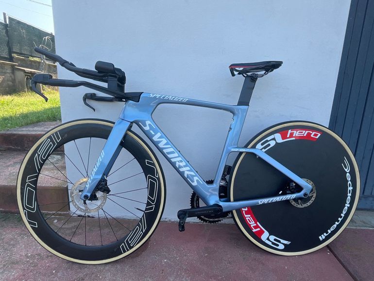 Gebrauchtes Specialized S-Works Shiv TT Module 2025 2025 Road & Gravel, Blau — Bild 1 von 3