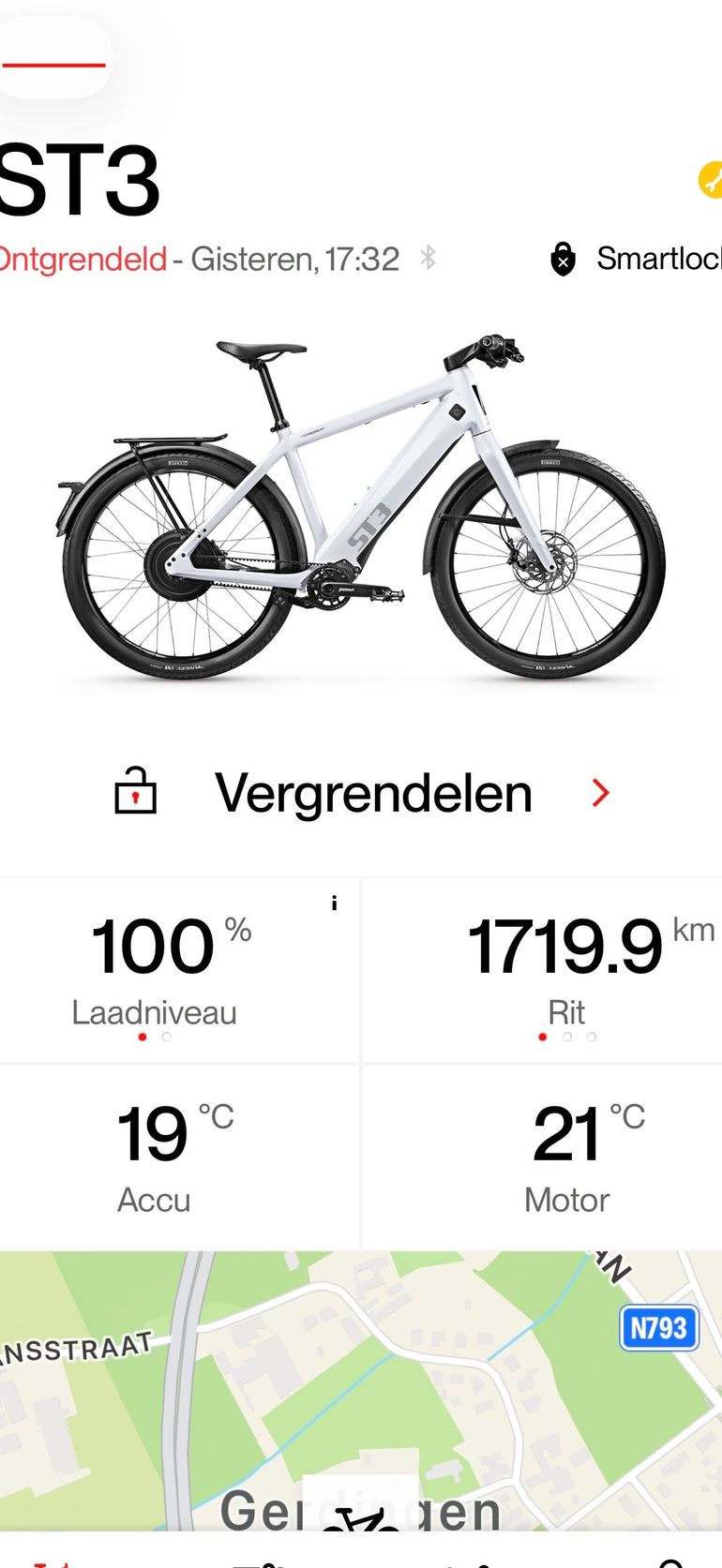 Stromer ST3 (Pinion) 2023 2023 Urban de segunda mano, Blanco — imagen 7 de 7