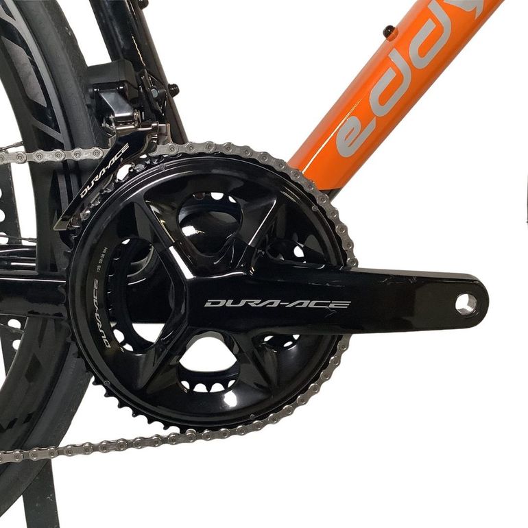 Eddy Merckx 525 Dura Ace Di2 2x12v 2025 Road & Gravel de segunda mano, Naranja — imagen 4 de 5
