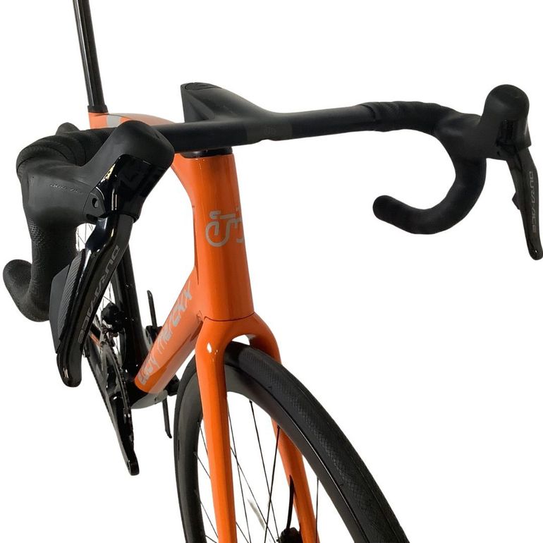 Eddy Merckx 525 Dura Ace Di2 2x12v 2025 Road & Gravel de segunda mano, Naranja — imagen 2 de 5