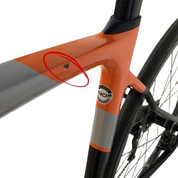 Eddy Merckx 525 Dura Ace Di2 2x12v 2025 Road & Gravel de segunda mano, Naranja — imagen 3 de 5