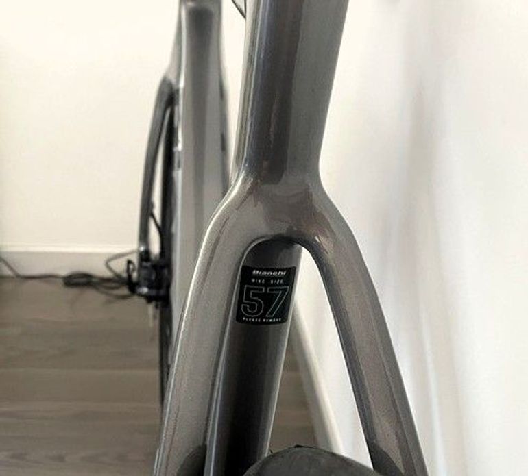Used Bianchi SPECIALISSIMA COMP Ultegra Di2 12v 2026 Road & Gravel, Light Gray — image 5 of 5