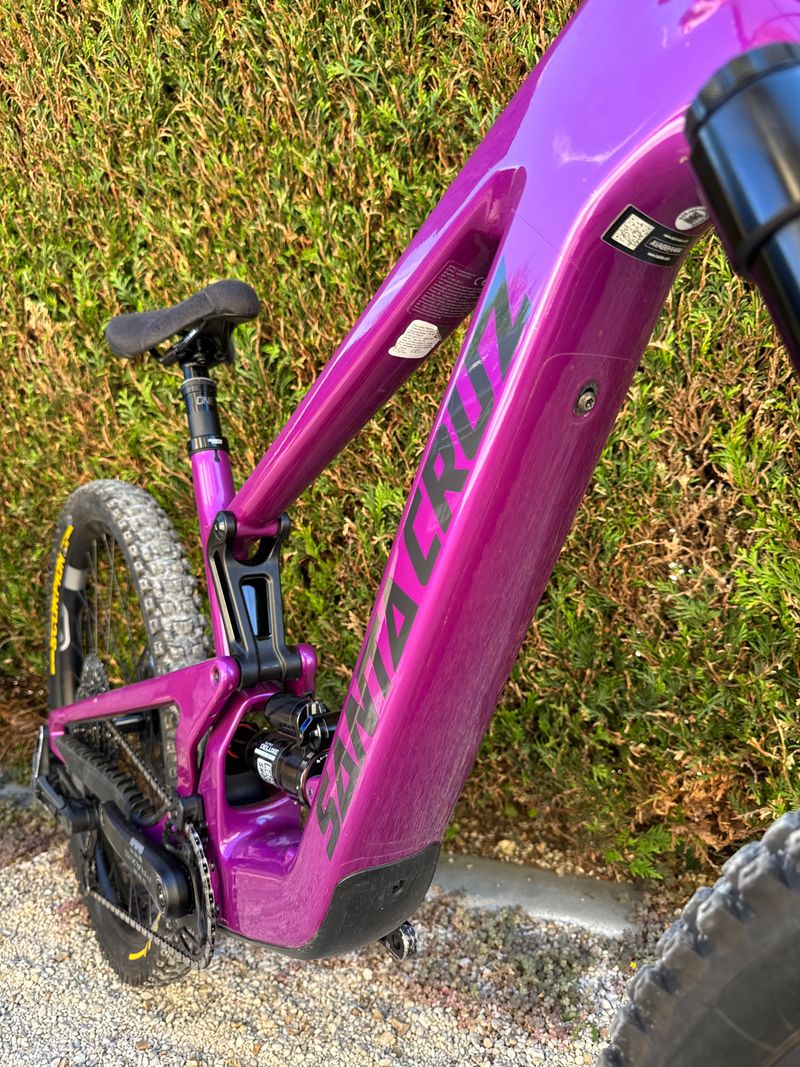Used Santa Cruz Sram X0 EAGLE AXS 2024 Mountainbike, Purple, Mixed — image 7 of 15