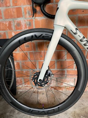 Used Specialized S-Works Tarmac SL8 - SRAM Red eTap AXS 2024 2024 Road & Gravel, White — image 5 of 6