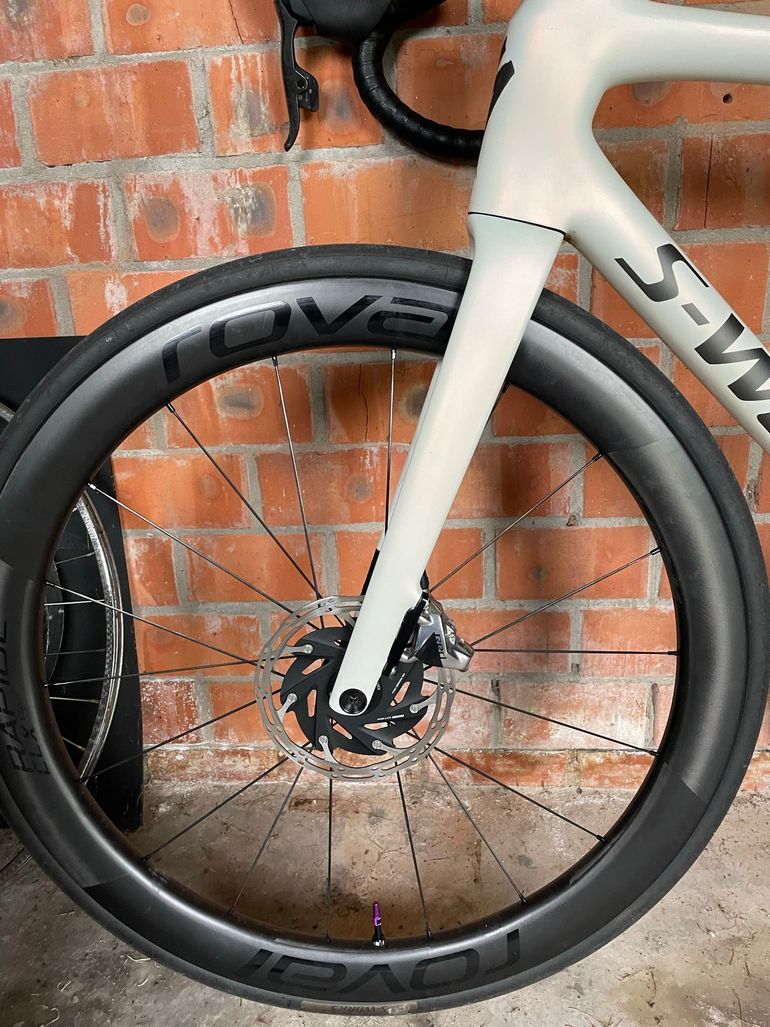 Used Specialized S-Works Tarmac SL8 - SRAM Red eTap AXS 2024 2024 Road & Gravel, White — image 5 of 6