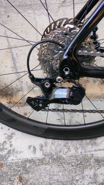 Whistle Custom Shimano 105 2024 Road & Gravel de segunda mano, Negro — imagen 12 de 16