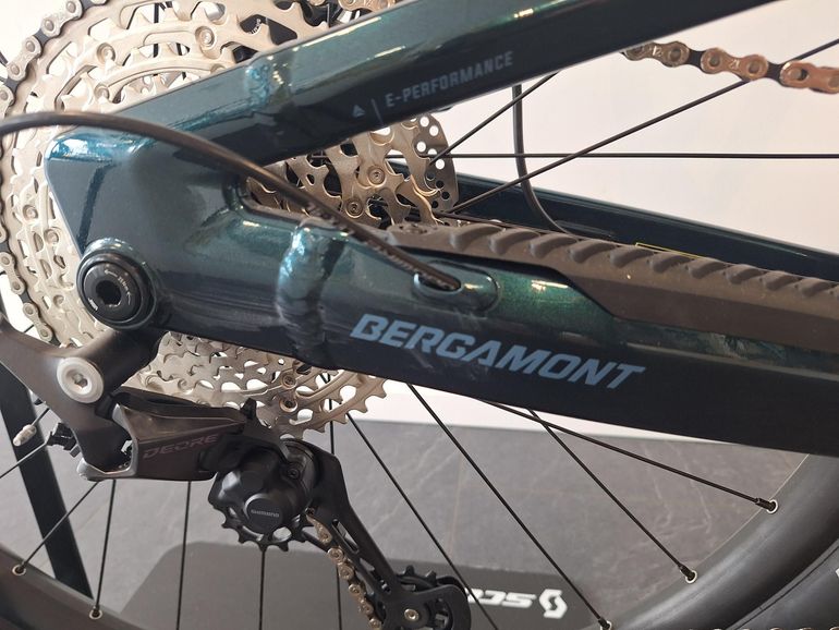 Used Bergamont E-Trailster 130 Tour 2023 2023 Mountainbike, Blue, 29 — image 3 of 15