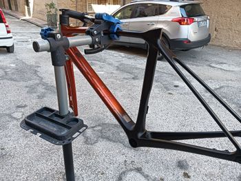 Used Giant TCR Advanced Pro Disc 0 Di2 2023 Frameset 2023 Road & Gravel, Orange — image 2 of 4