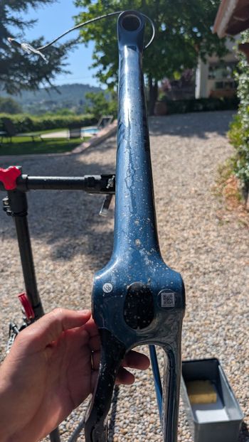 Used Canyon Grizl CF SLX 8 Force AXS Trail 2023 Frameset 2023 Road & Gravel, Blue — image 2 of 10