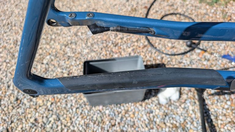 Used Canyon Grizl CF SLX 8 Force AXS Trail 2023 Frameset 2023 Road & Gravel, Blue — image 3 of 10