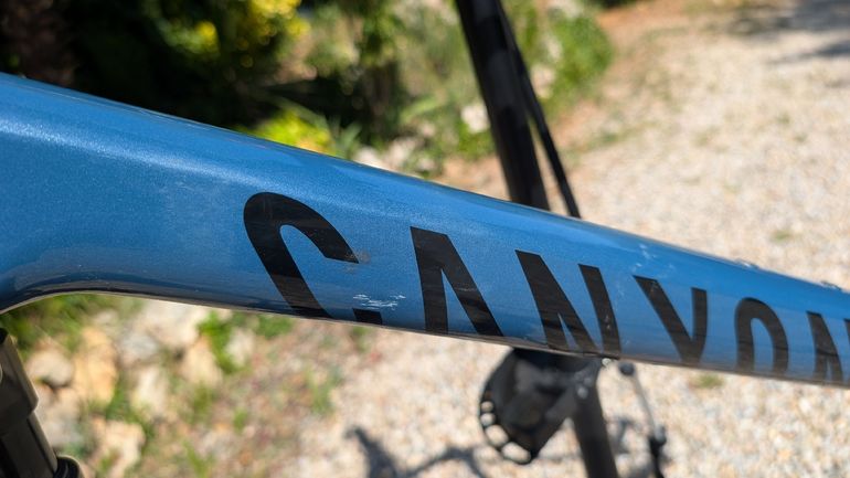 Used Canyon Grizl CF SLX 8 Force AXS Trail 2023 Frameset 2023 Road & Gravel, Blue — image 4 of 10