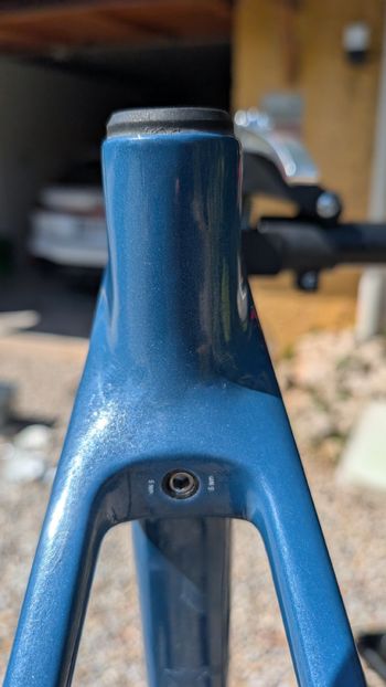 Used Canyon Grizl CF SLX 8 Force AXS Trail 2023 Frameset 2023 Road & Gravel, Blue — image 6 of 10