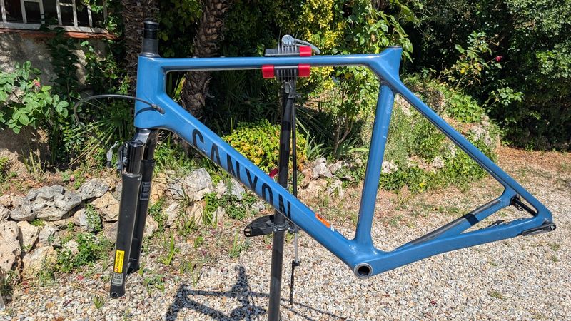 Tweedehands Canyon Grizl CF SLX 8 Force AXS Trail 2023 Frameset 2023 Road & Gravel