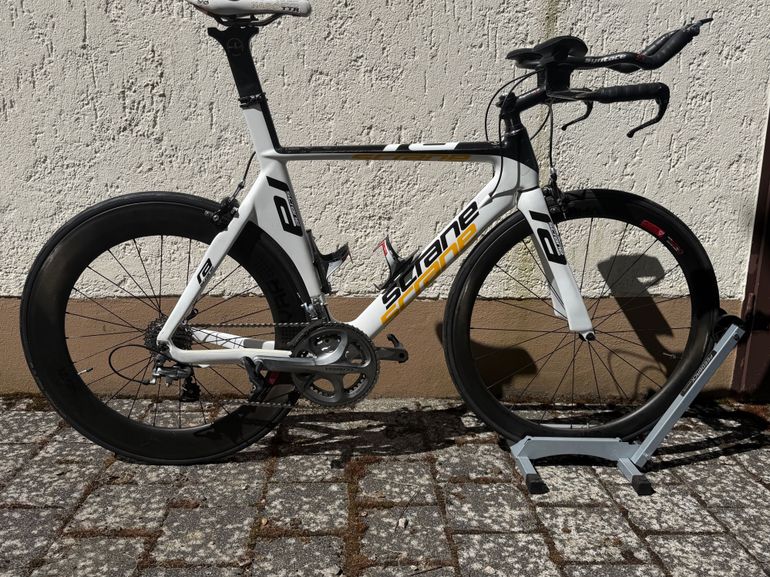 Gebrauchtes SCRANE Triathlonrad, Zeitfahrrad 2011 Road & Gravel, Weiß — Bild 5 von 5