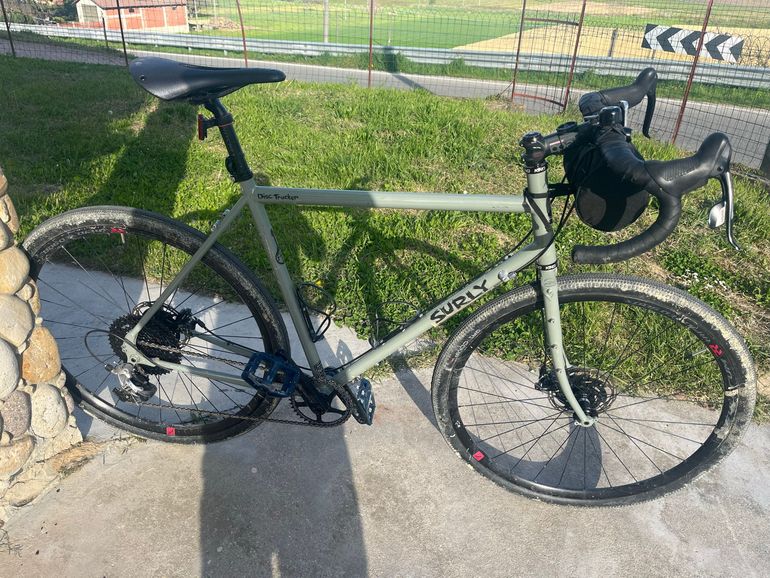 Used Surly Disc trucker SRAM Rival 2020 Road & Gravel, Light Gray — image 1 of 11