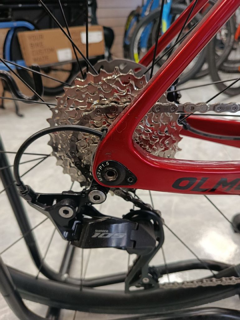 Used Olmo Competition Shimano 105 2026 Road & Gravel, Red — image 2 of 5