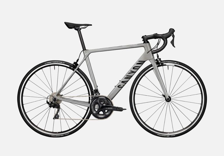 Used Canyon Ultimate CF SL 7 2021 2021 Road & Gravel, Light Gray — image 9 of 13