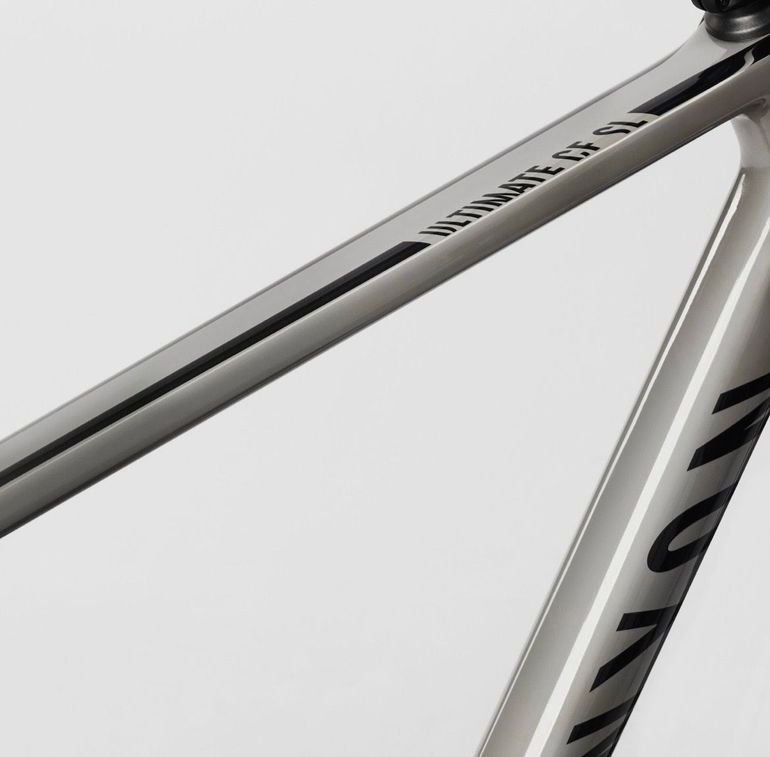 Used Canyon Ultimate CF SL 7 2021 2021 Road & Gravel, Light Gray — image 11 of 13