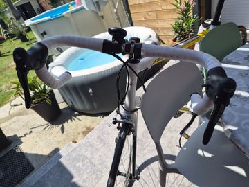 Used DECATHLON Custom Campagnolo Mirage 2009 Road & Gravel, White — image 3 of 6
