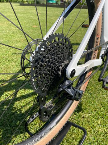 Used ROCKRIDER Race 900 GX EAGLE, ROUE MAVIC 29' 2023 Mountainbike, White — image 5 of 9