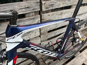 Used Scott Foil 10 2017 2017 Road & Gravel, Blue — image 2 of 10